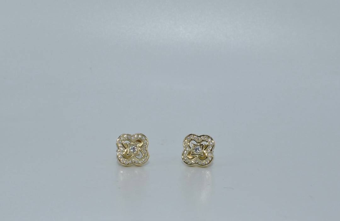 Couture Clover Stud Earrings Ringz & Tingz Jewels