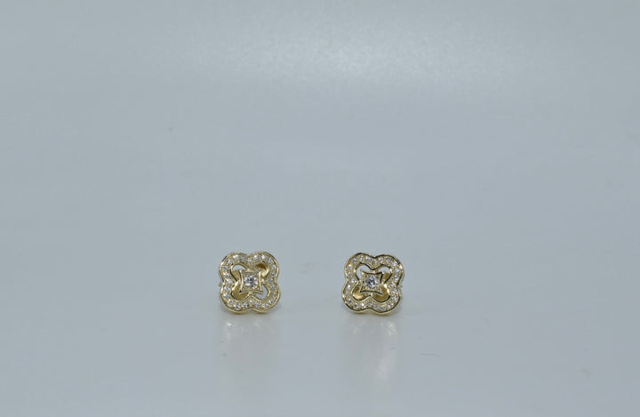 Couture Clover Stud Earrings Ringz & Tingz Jewels