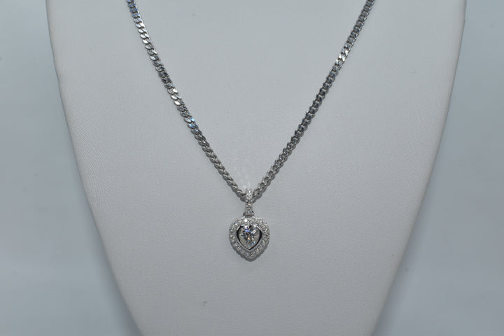 Moissanite Heart Pendant Ringz & Tingz Jewels