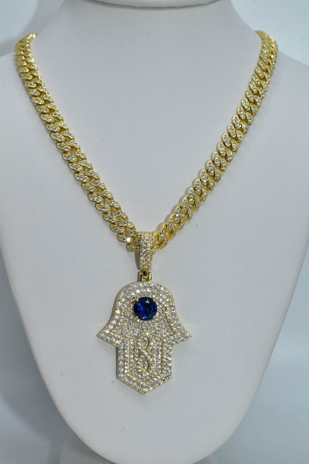 Men's Hamsa Hand Evil Eye Pendant Ringz & Tingz Jewels