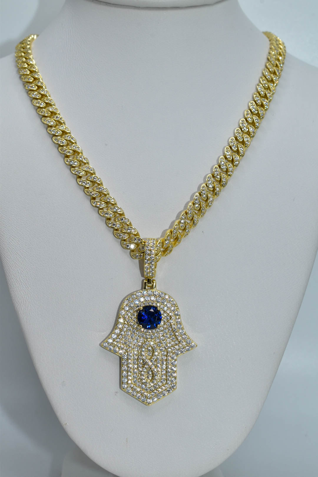 Men's Hamsa Hand Evil Eye Pendant Ringz & Tingz Jewels