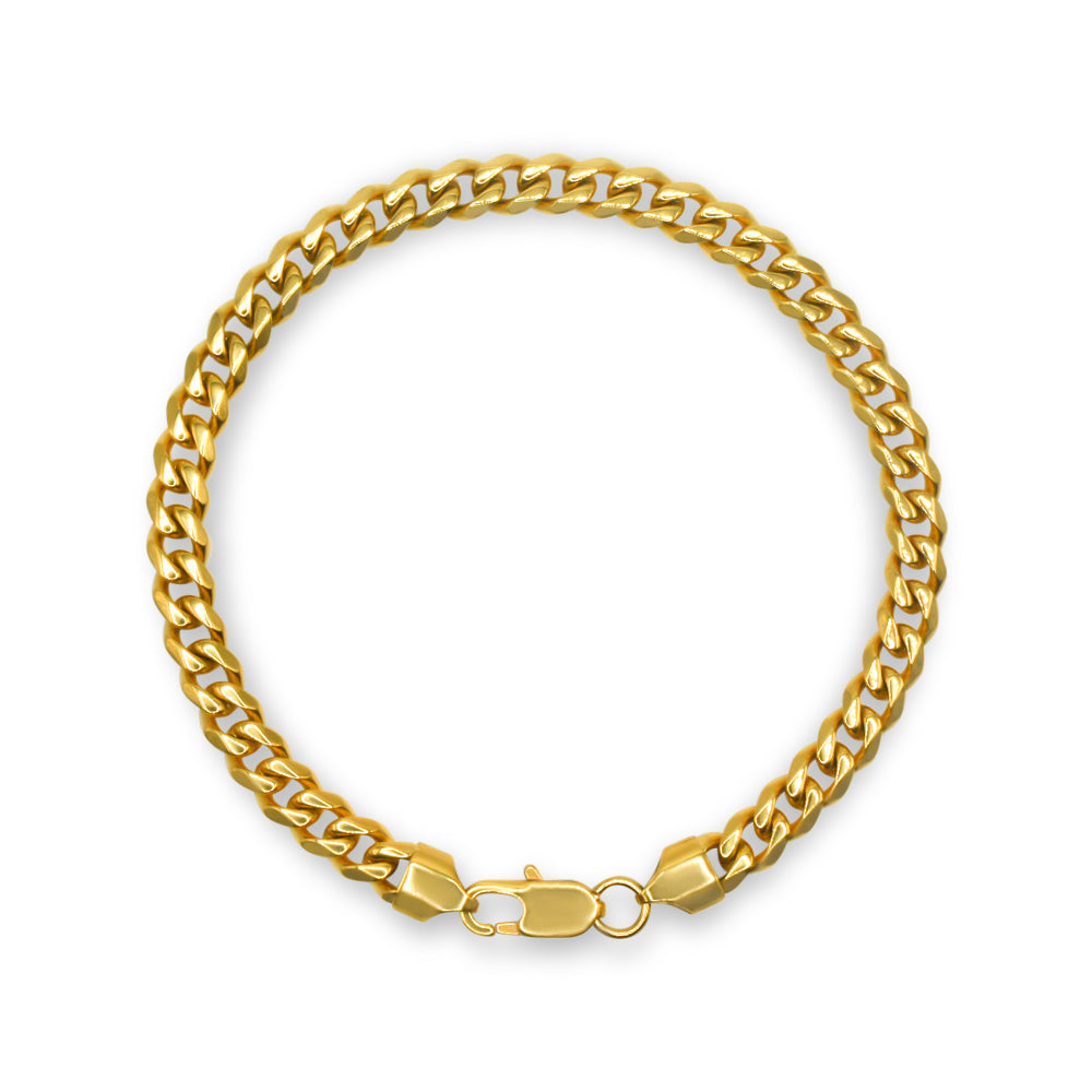 Cuban Link Anklet - 7MM Ringz & Tingz Jewels