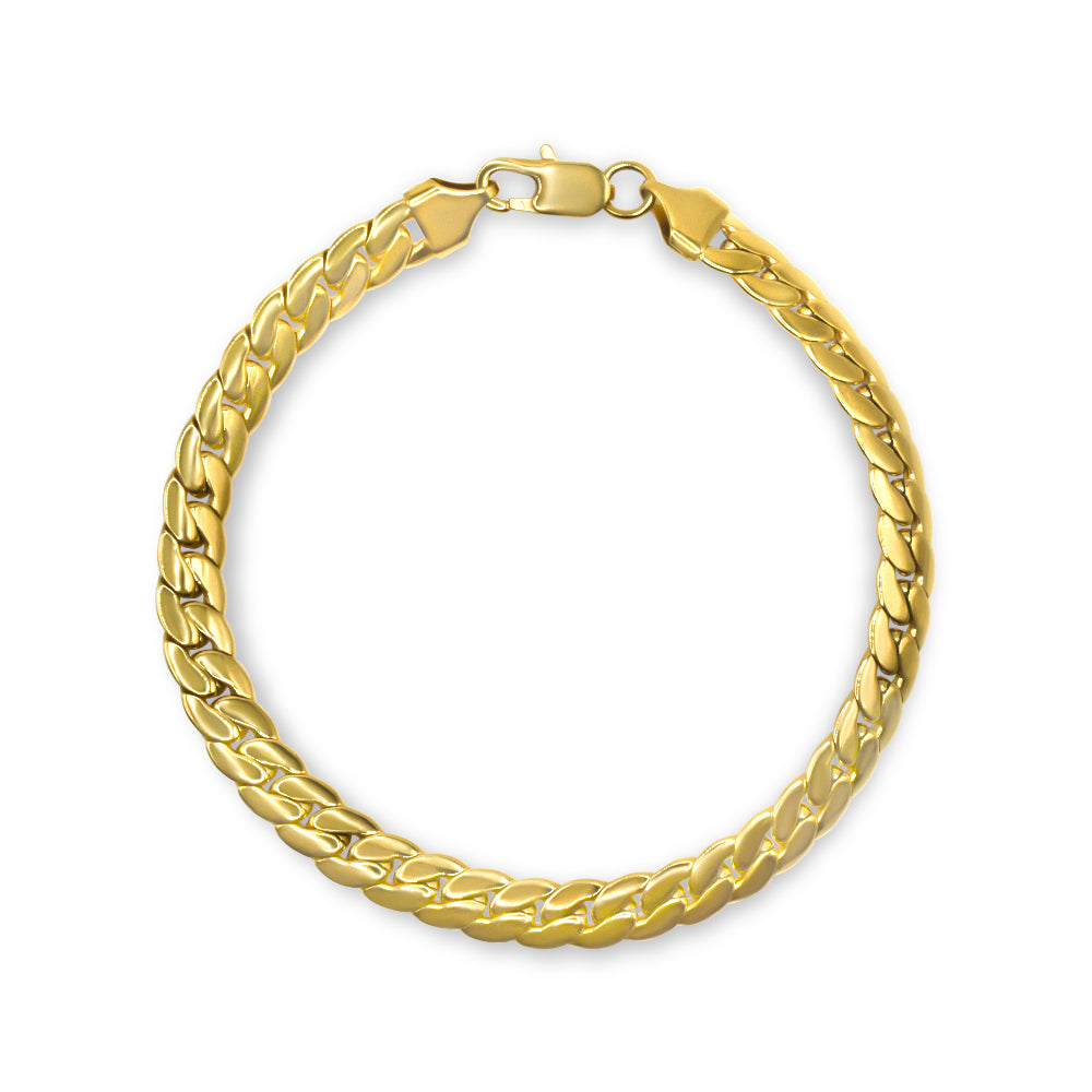 Flat Cuban Link Anklet Ringz & Tingz Jewels