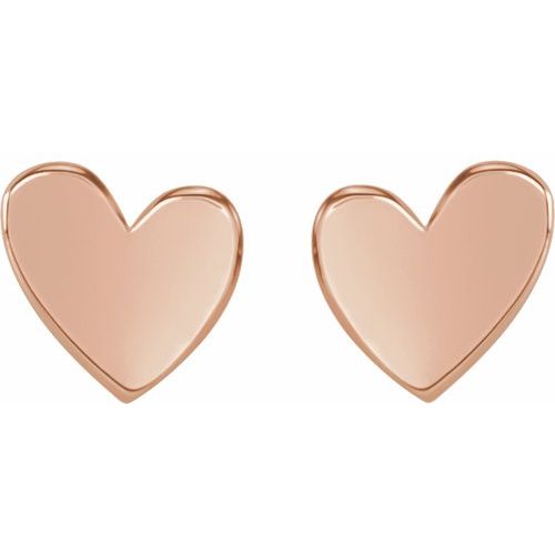 Heart Post Earrings Ringz & Tingz Jewels
