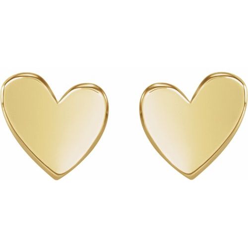 Heart Post Earrings Ringz & Tingz Jewels
