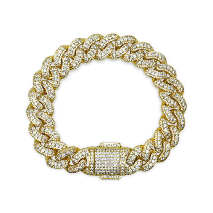 Pavé Cuban Link Bracelet - 15MM Ringz & Tingz Jewels