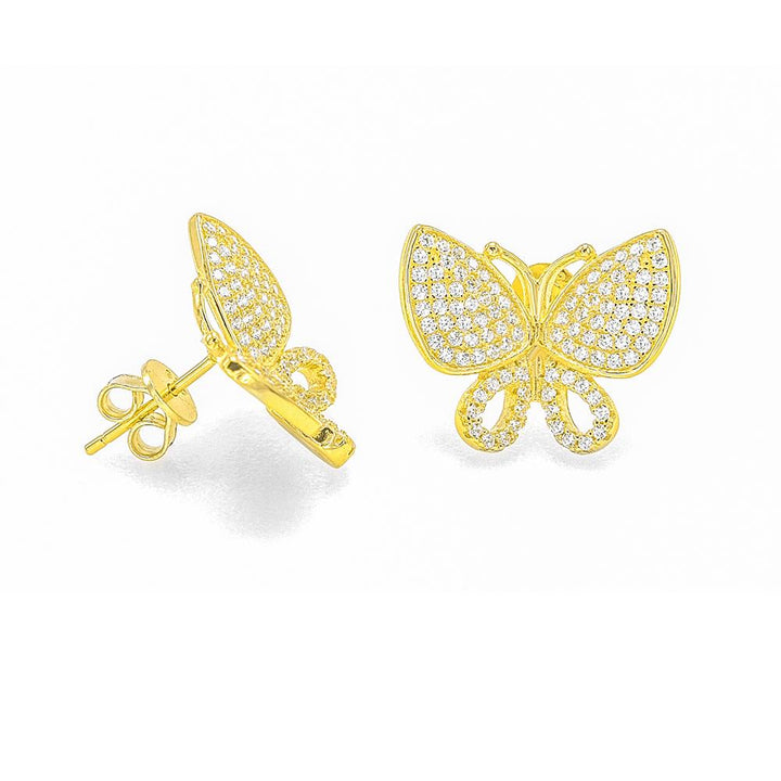 Butterfly Stud Earrings Ringz & Tingz Jewels