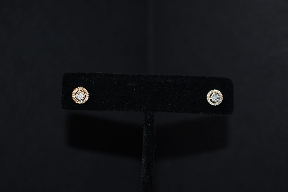 Double Round Diamond Studs Ringz & Tingz Jewels