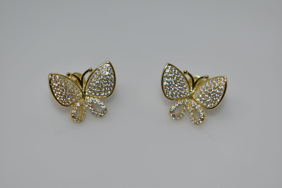 Butterfly Stud Earrings Ringz & Tingz Jewels