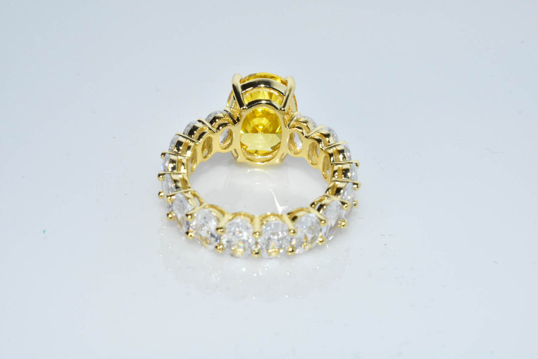 Canary Oval Ring Ringz & Tingz Jewels