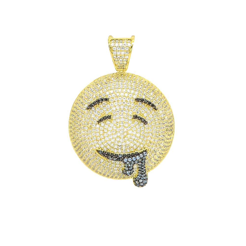 Drooling Face Emoji Pendant Ringz & Tingz Jewels