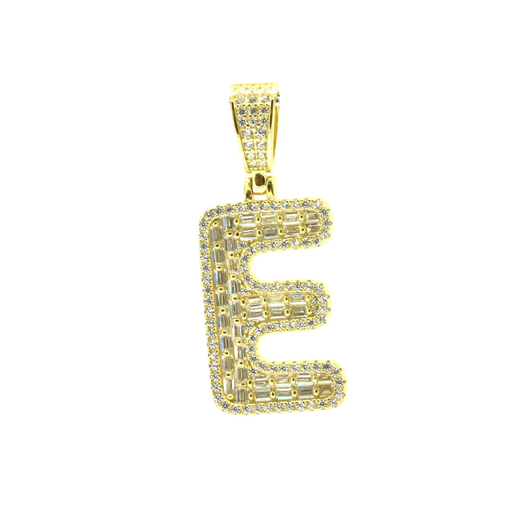 Baguette Initial Pendant Ringz & Tingz Jewels