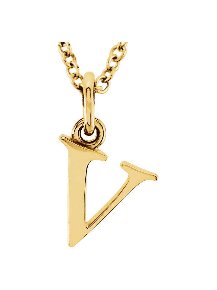 Petite Initial Necklace Ringz & Tingz Jewels