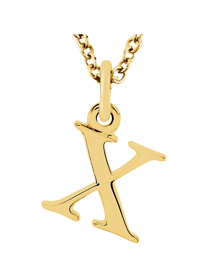 Petite Initial Necklace Ringz & Tingz Jewels