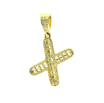 Baguette Initial Pendant Ringz & Tingz Jewels