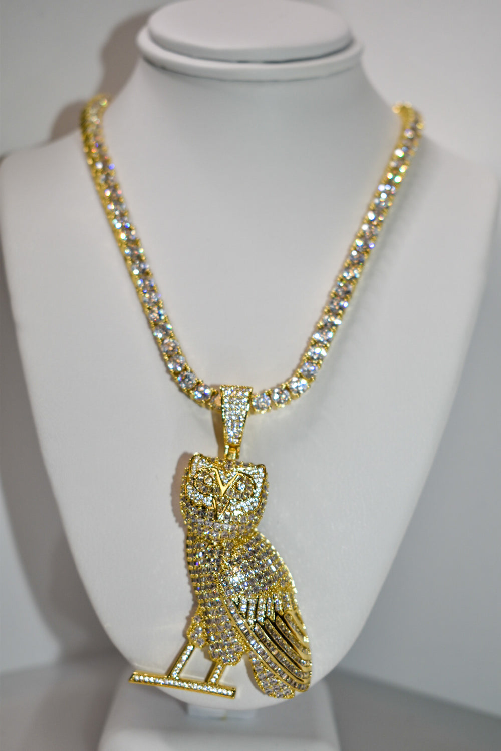 Icy Owl Pendant Ringz & Tingz Jewels